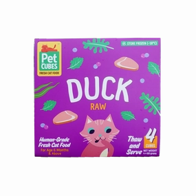 *FROZEN* PetCubes Cat Raw Duck 320g