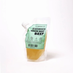 *FROZEN* The Grateful Pet Dogs & Cats Bone Broth Collagen Grass Beef 240ml
