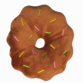 AaPet Dog Paw Plushy Curvy Donut Brown