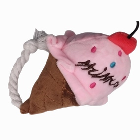 AaPet Dog Paw Plushy Icecream Pink
