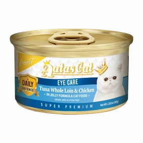 Aatas Cat Finest Daily Defence Eye Care - Tuna Whole Loin & Chicken in Jelly Formula 80g