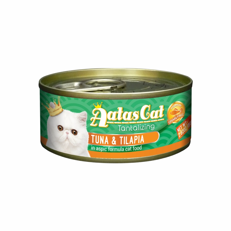Aatas Cat Tantalizing Tuna & Tilapia 80g