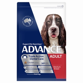 Advance Dog Food Adult Medium Breed Dental Chicken with Rice