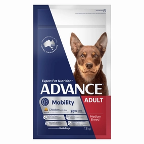 Advance Dog Food Adult Medium Breed Mobility Chicken with Rice 13kg