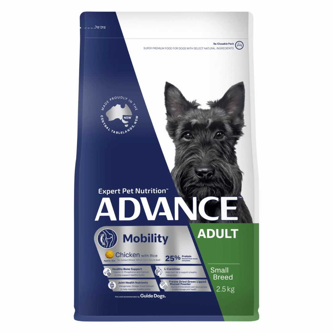 Advance Dog Food Adult Small Breed Mobility Chicken with Rice 2.5kg