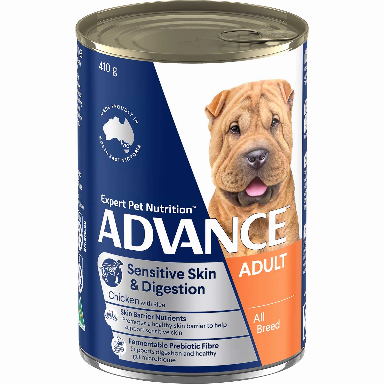 Advance Dog Food Can Adult Sensitive Chicken with Rice