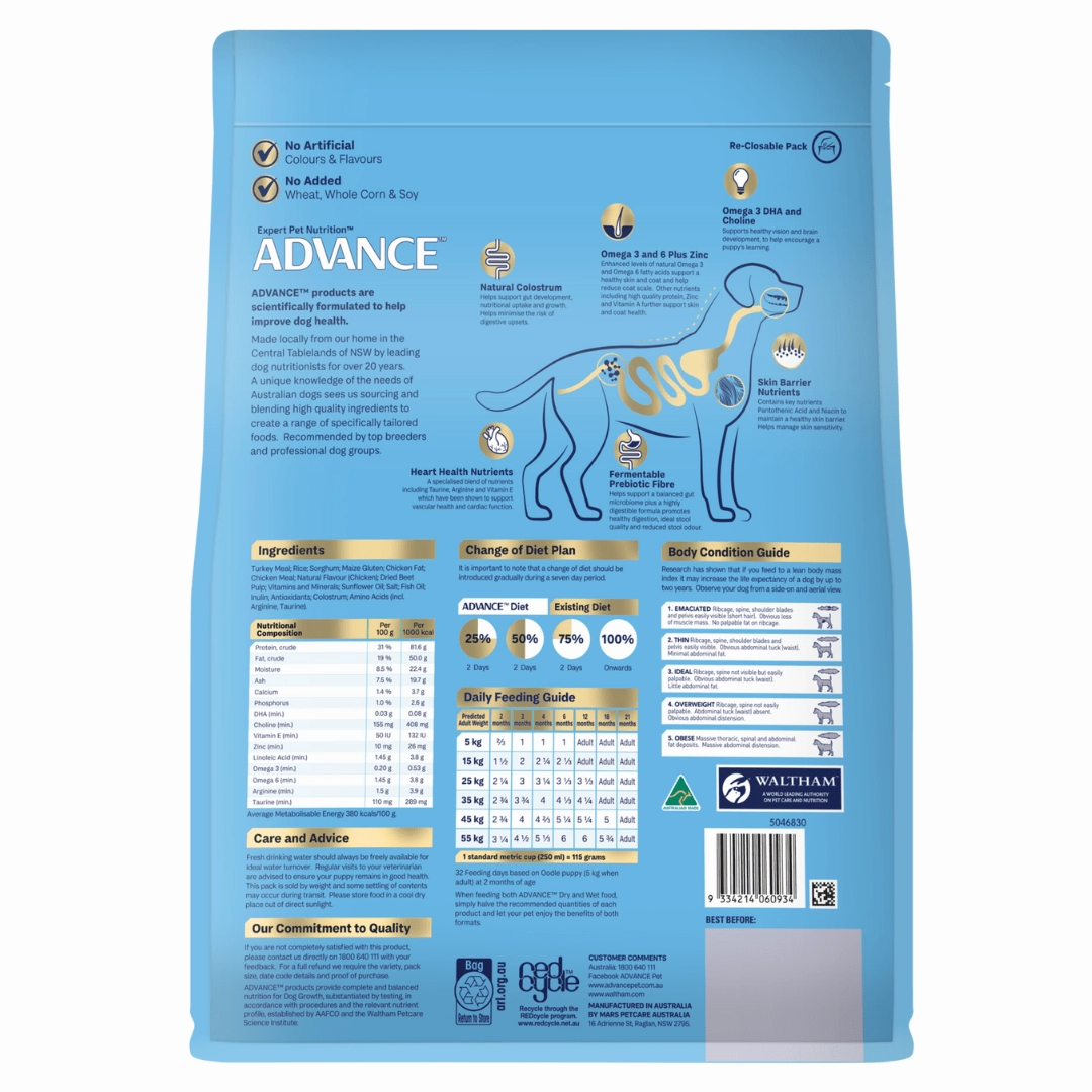 Advance Dog Food Puppy Oodle