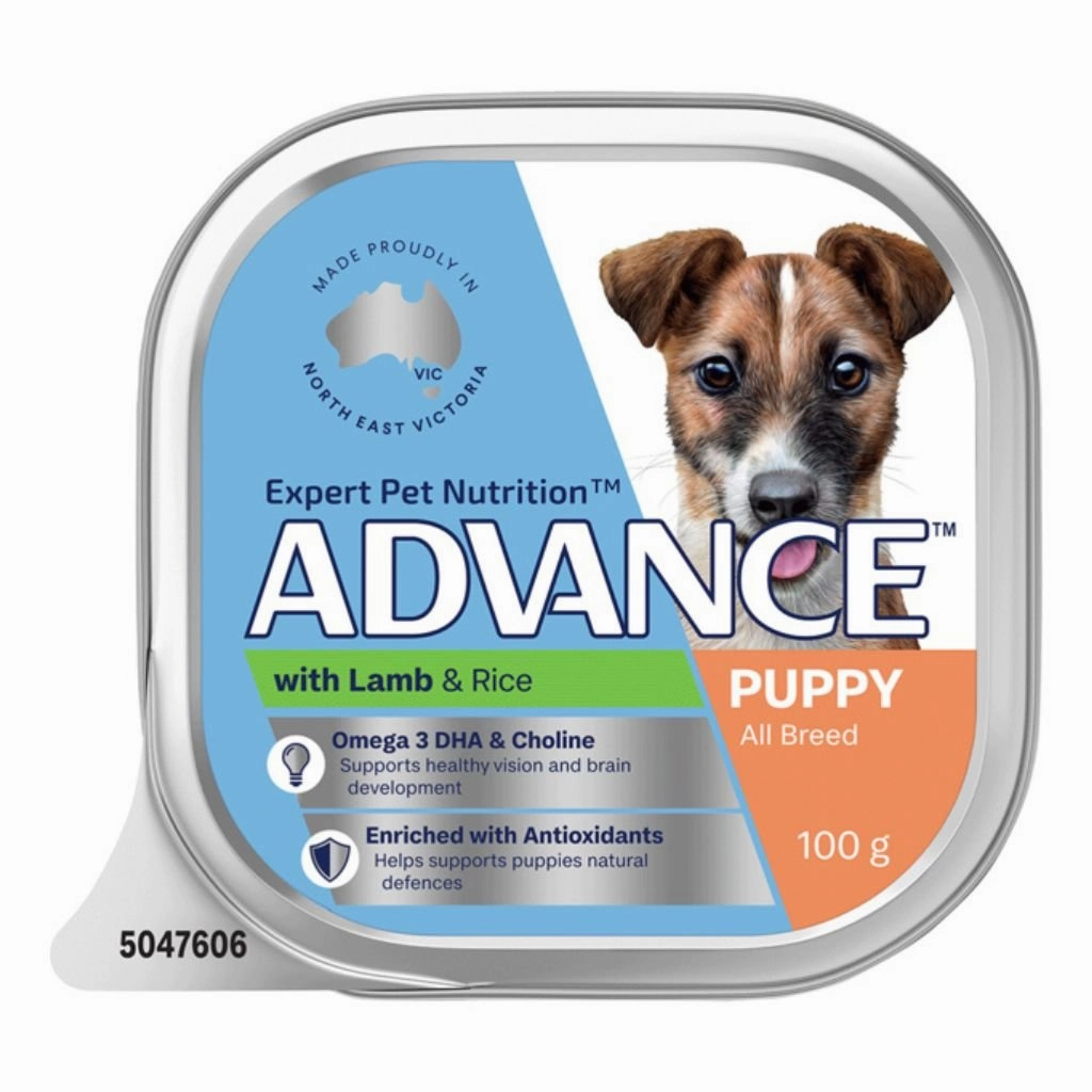 Advance Dog Food Tray Puppy Lamb