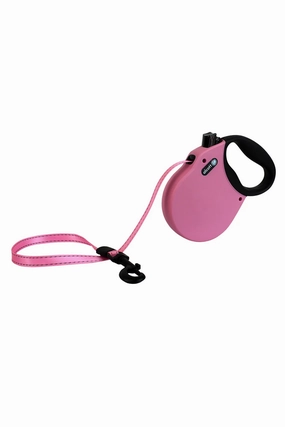 Alcott Adventure Pink Retractable Dog Leash