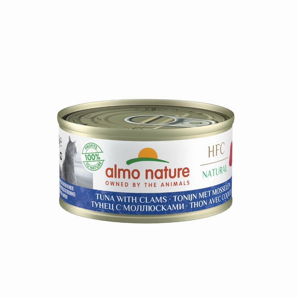 Almo Nature Cat HFC Natural Tuna with Clams 70g