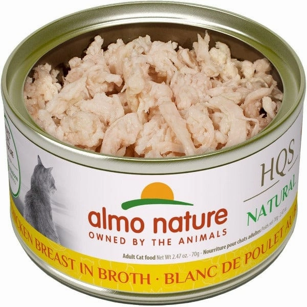 Almo Nature HQS Natural Chicken Breast in Broth Canned Cat Food