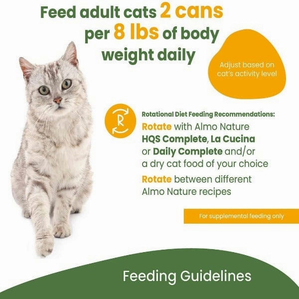 Almo Nature HQS Natural Salmon in Broth Canned Cat Food