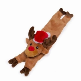 Animate Dog Toy Reindeer Flat