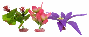 Aquamate - Betta Silk Plants Bright (3pk)