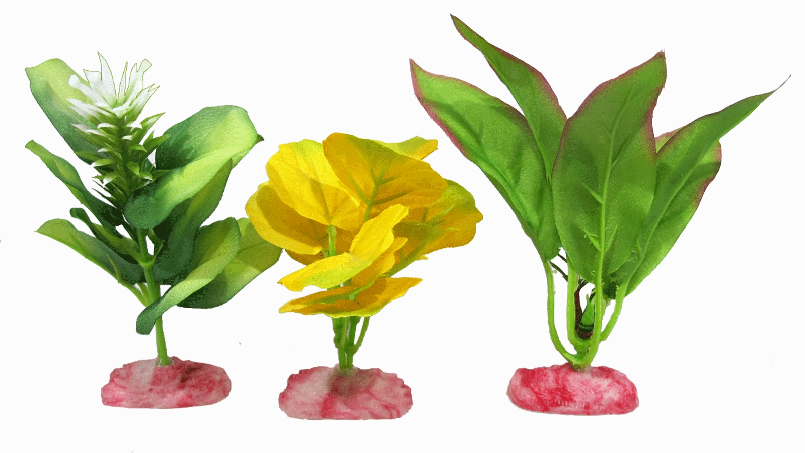 Aquamate - Betta Silk Plants Natural (3pk)