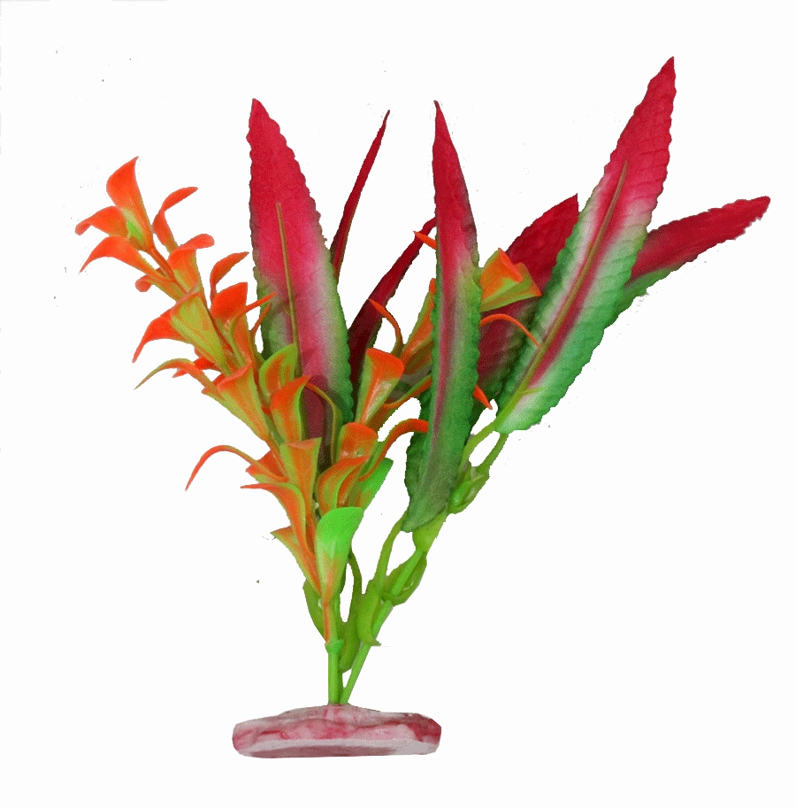 Aquamate - Large Silk Plants Bright (3pk)
