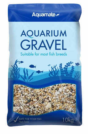 Aquamate - Natural Gravel 10kg (Gold)