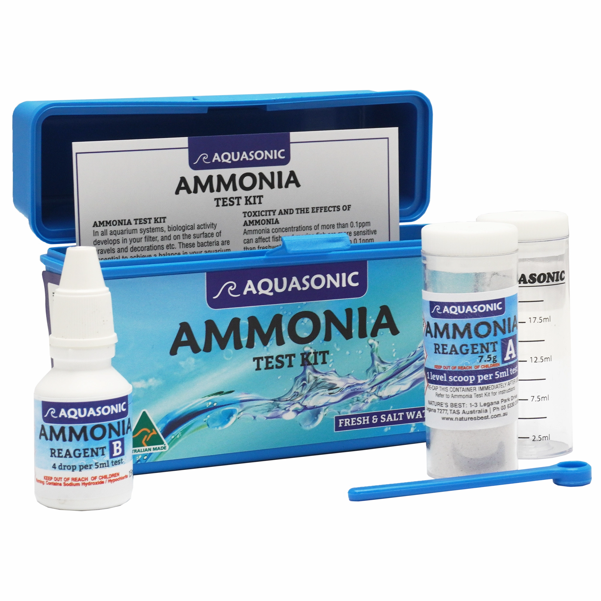 Aquasonic - Ammonia Test Kit