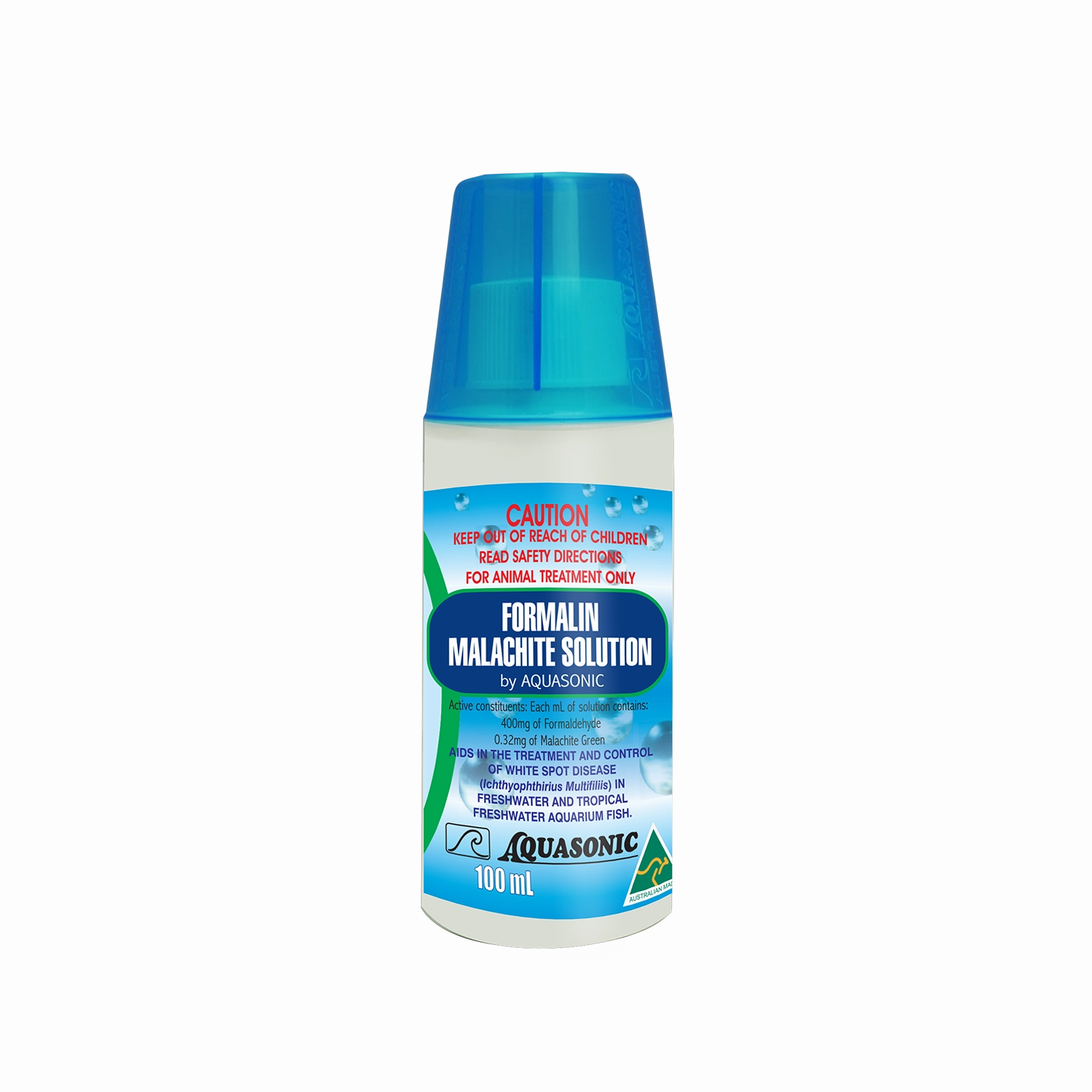 Aquasonic - Formalin Malachite Solution (100ml)