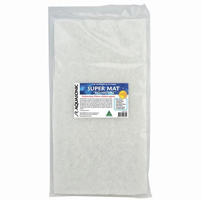 Aquasonic - Super Mat Filter Pad (27cm x 52cm)