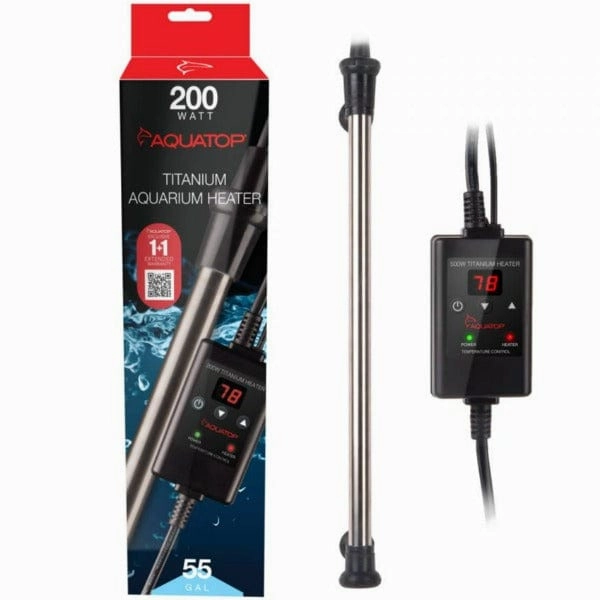 Aquatop Submersible Titanium Heater with Controller; available in different models