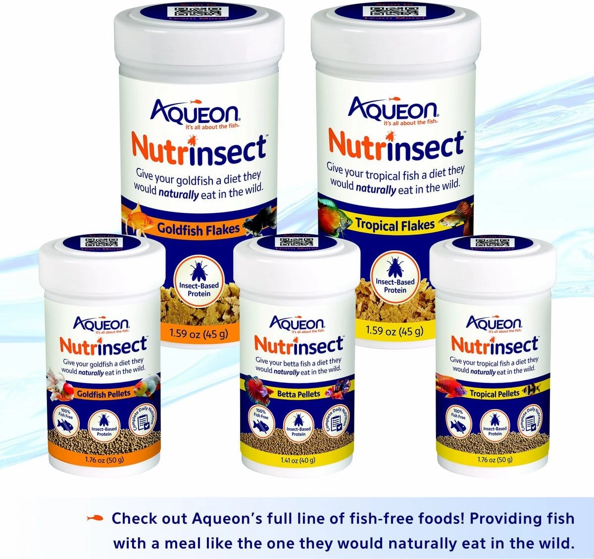 Aqueon Nutrinsect Goldfish Flakes