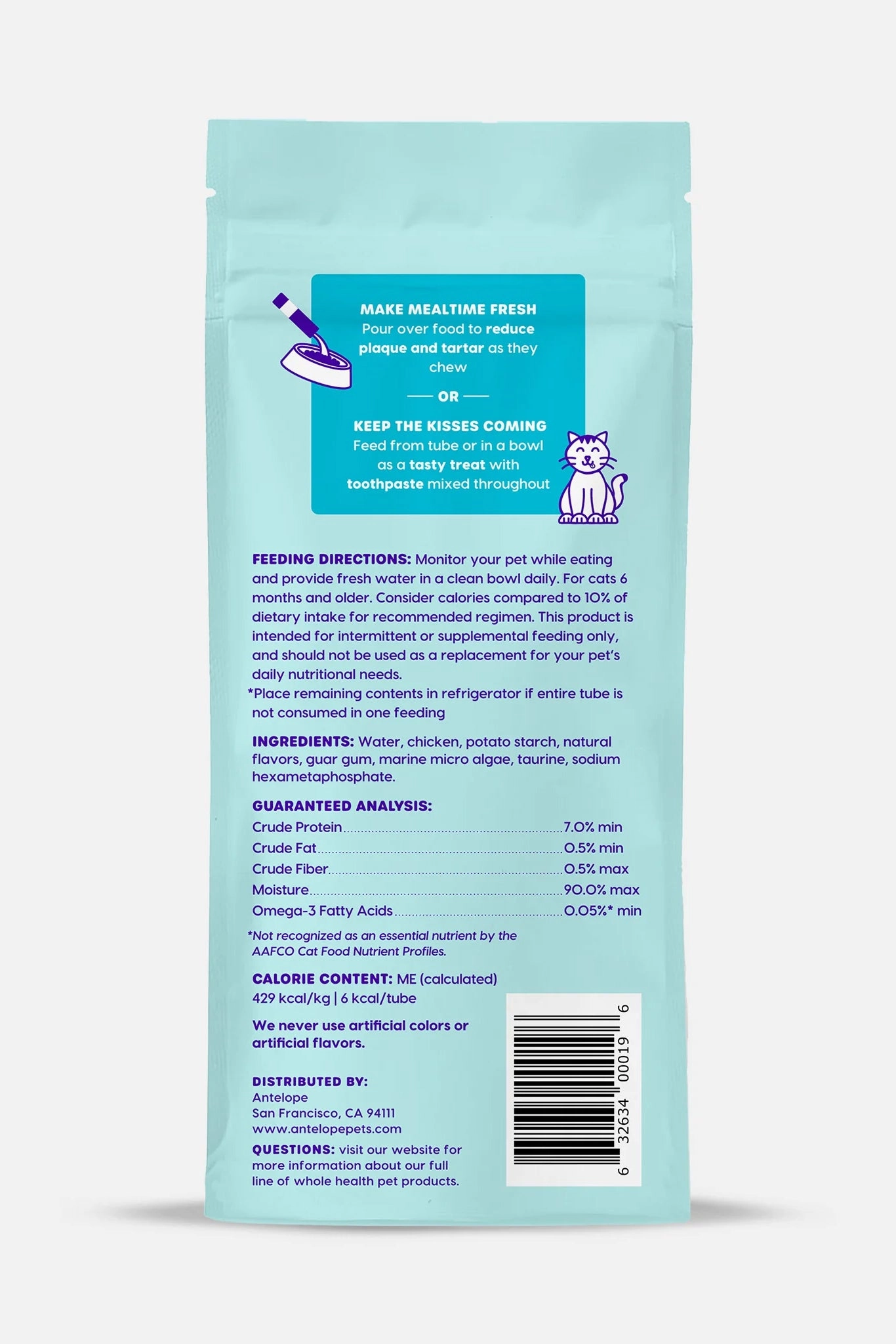 Ark Naturals Kiss Me-ow Chicken Lickable Cat Treats