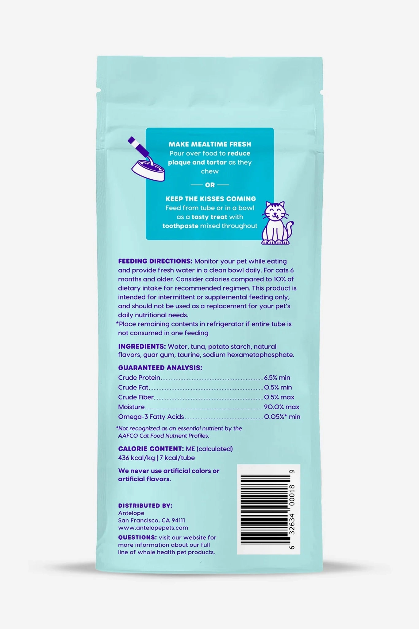 Ark Naturals Kiss Me-ow Tuna Lickable Cat Treats