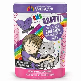 B.F.F. Baby Cakes Tuna & Beef Dinner in Gravy Pouch Cat Food