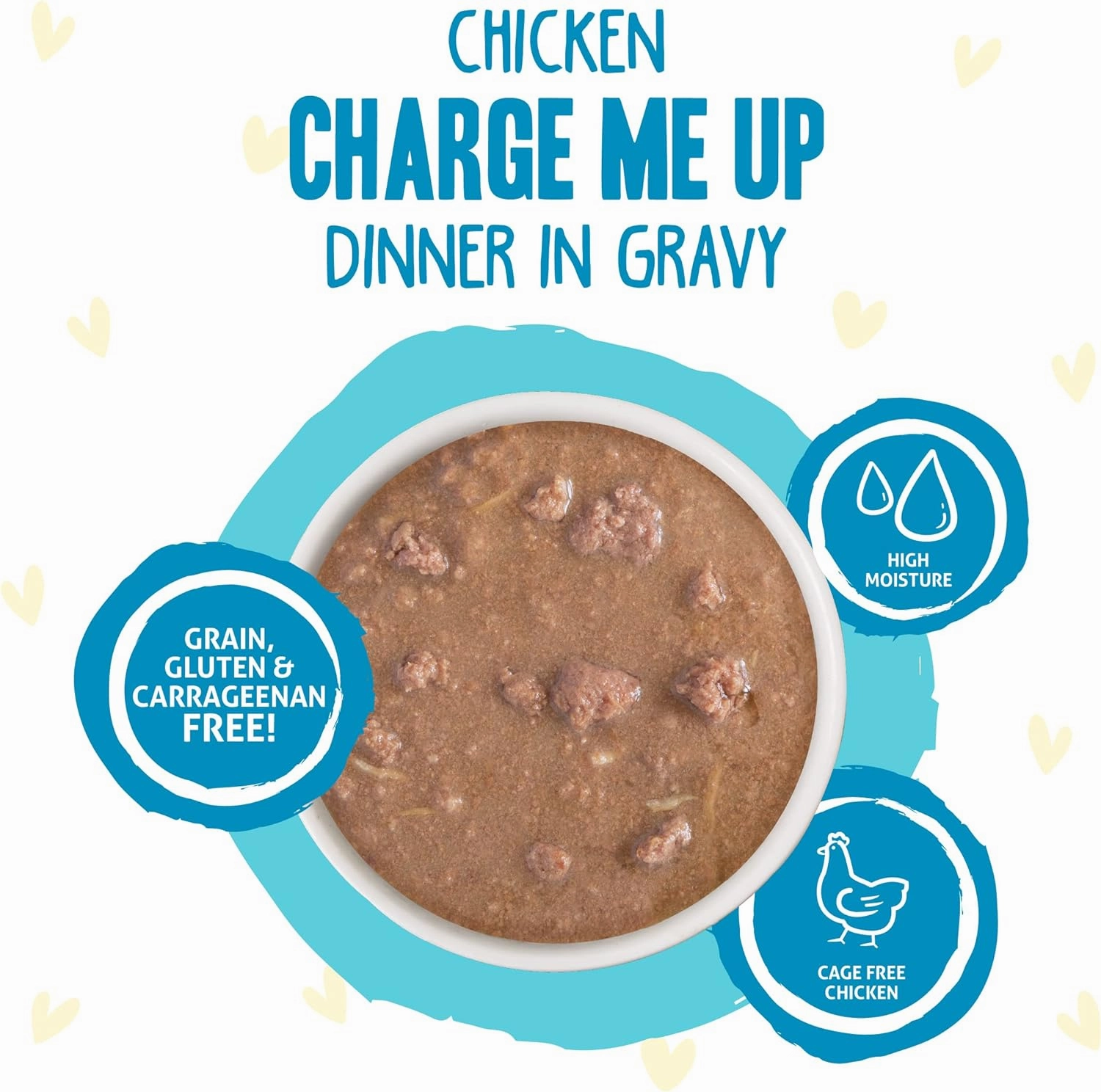 B.F.F. Charge Me Up Chicken Dinner in Gravy Pouch Cat Food; 12 Pack (SPECIAL ORDER ITEM)