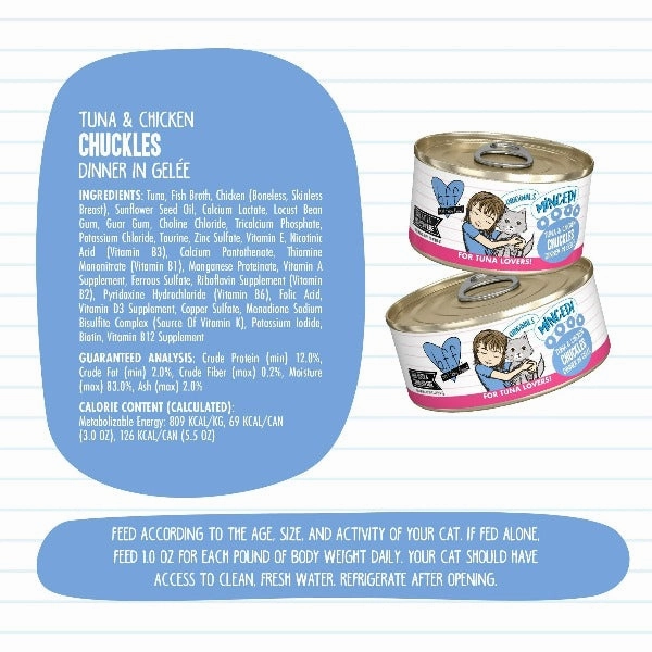 B.F.F. Tuna & Chicken Chuckles Canned Cat Food
