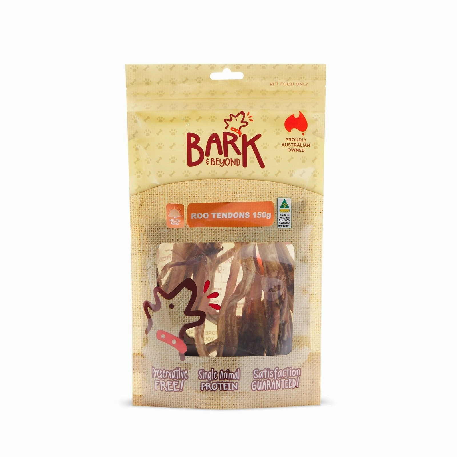 Bark & Beyond Roo Tendons 150g