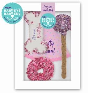 Barney's Barkery Dog Treats Birthday Party Pack - Pink
