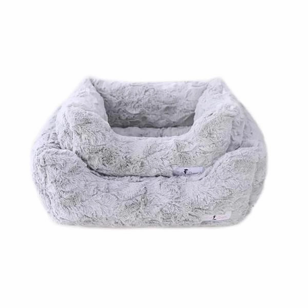 Bella Dog Bed Silver