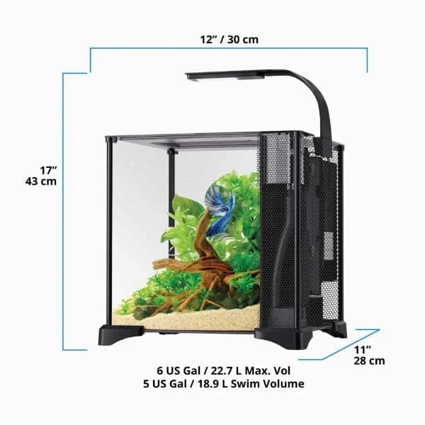 Betta Premium Aquarium Kit, 6 US Gal / 22.7 L