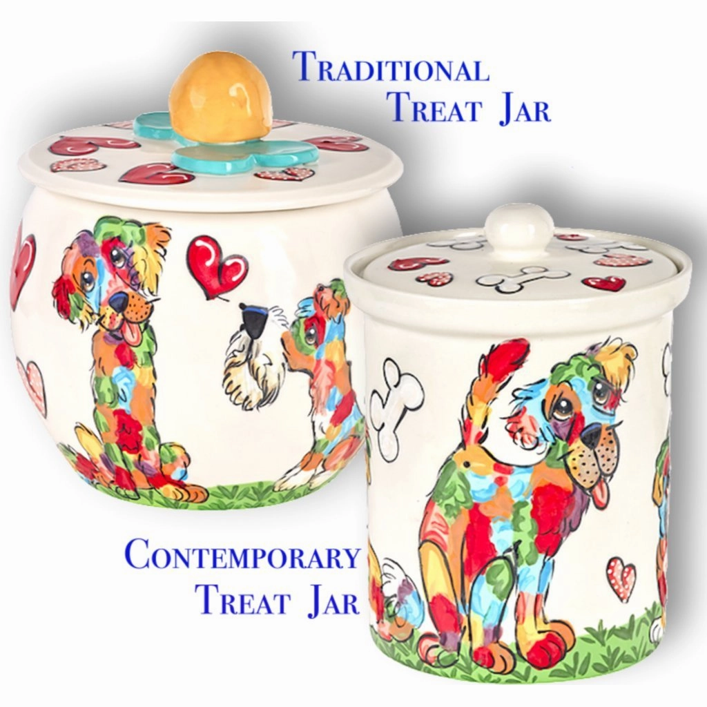 Bichon Frise 1 Dog Treat Jar