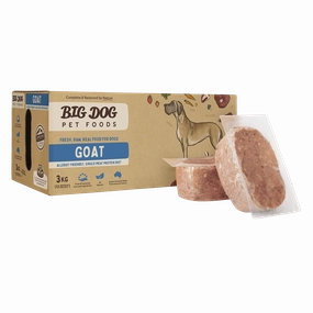 Big Dog Raw Dog Food Goat 3kg 12pk