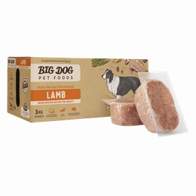 Big Dog Raw Dog Food Lamb 3kg 12pk