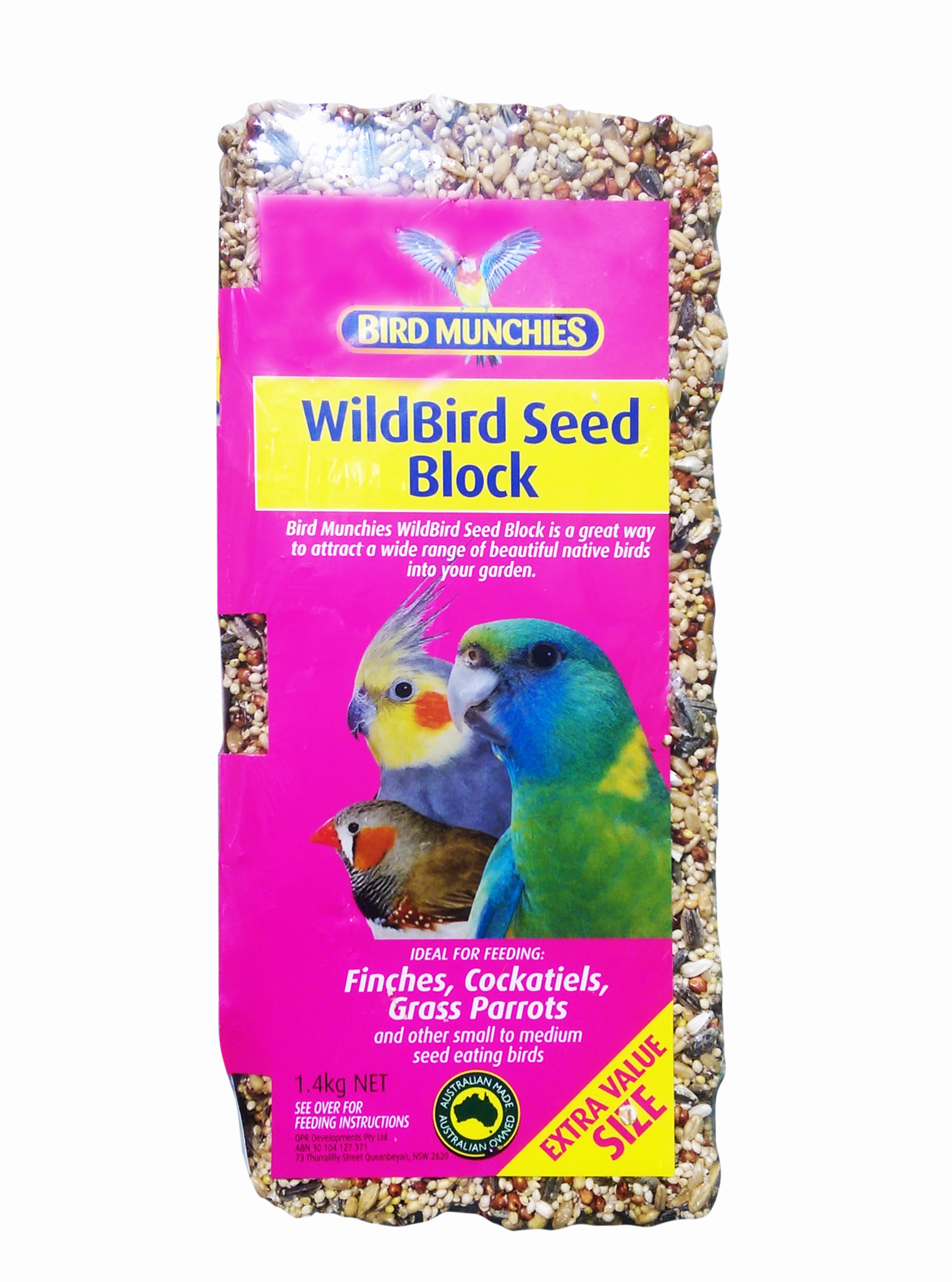 Bird Munchies - Wild Bird Seed Block 1.4kg