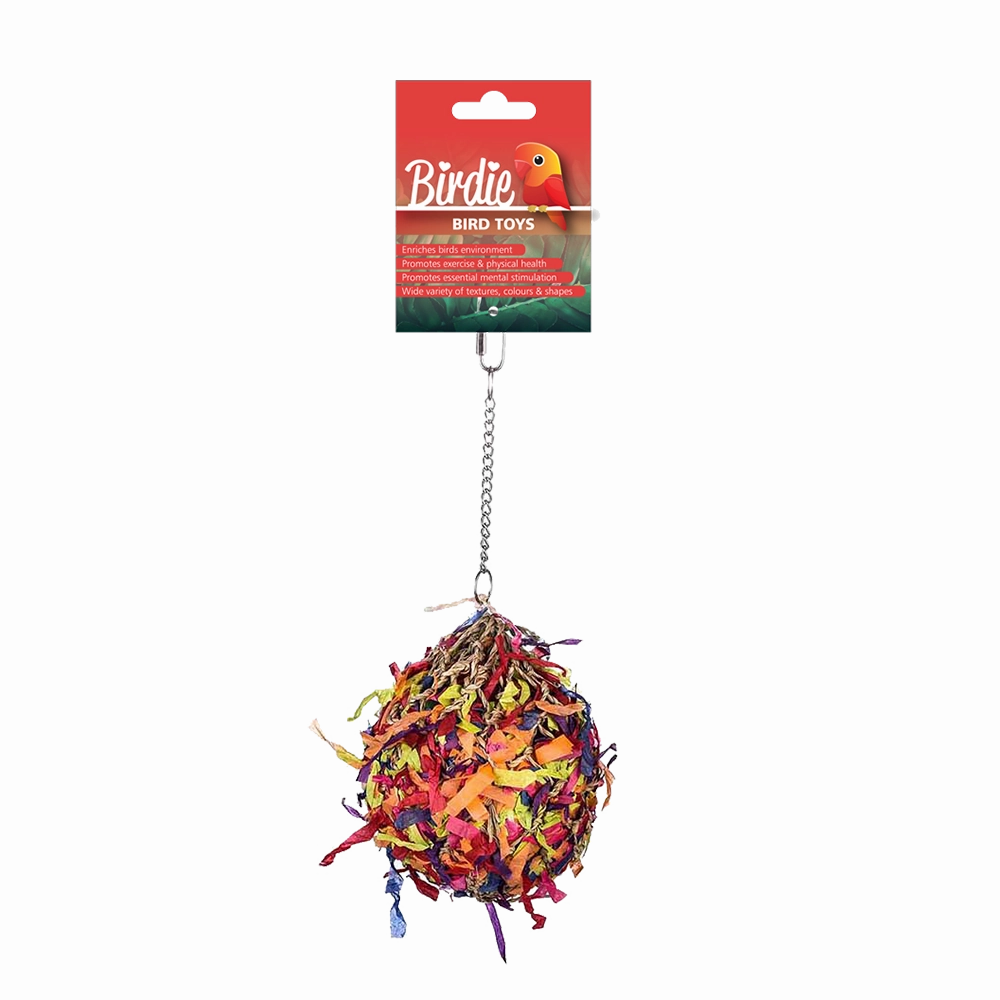 Birdie - Foraging Super Shredder Ball Bird Toy (Medium)