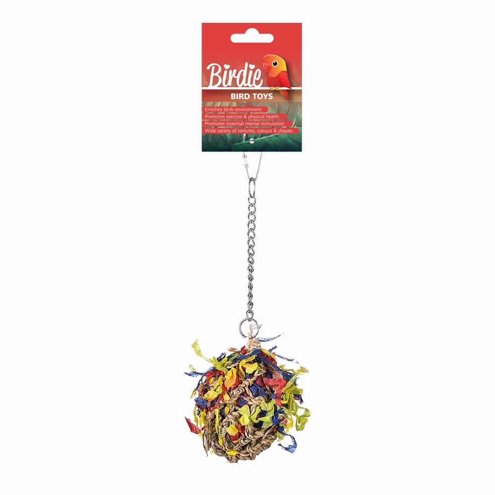 Birdie - Foraging Super Shredder Ball Bird Toy (Small)