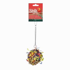 Birdie - Foraging Super Shredder Ball Bird Toy (Small)