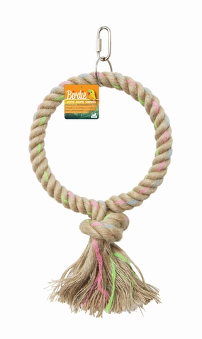 Birdie - Jute Parrot Ring (16cm)