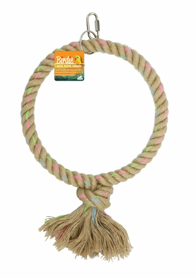 Birdie - Jute Parrot Ring (25cm)