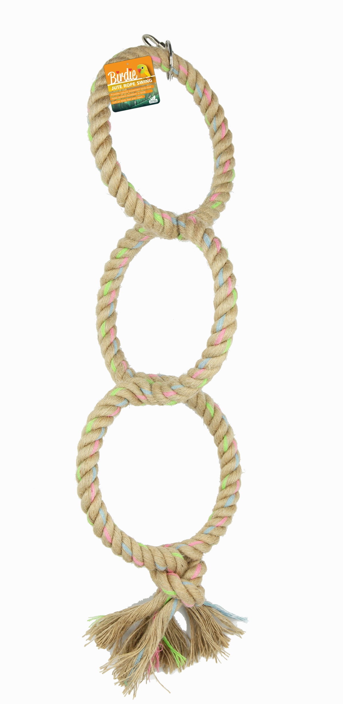 Birdie - Jute Triple Ring (16cm)