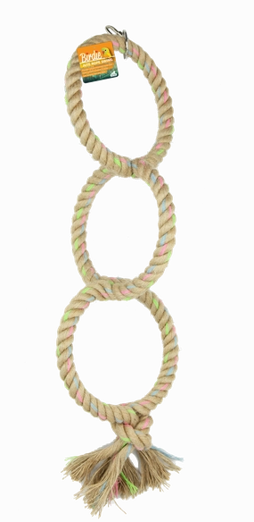 Birdie - Jute Triple Ring (16cm)