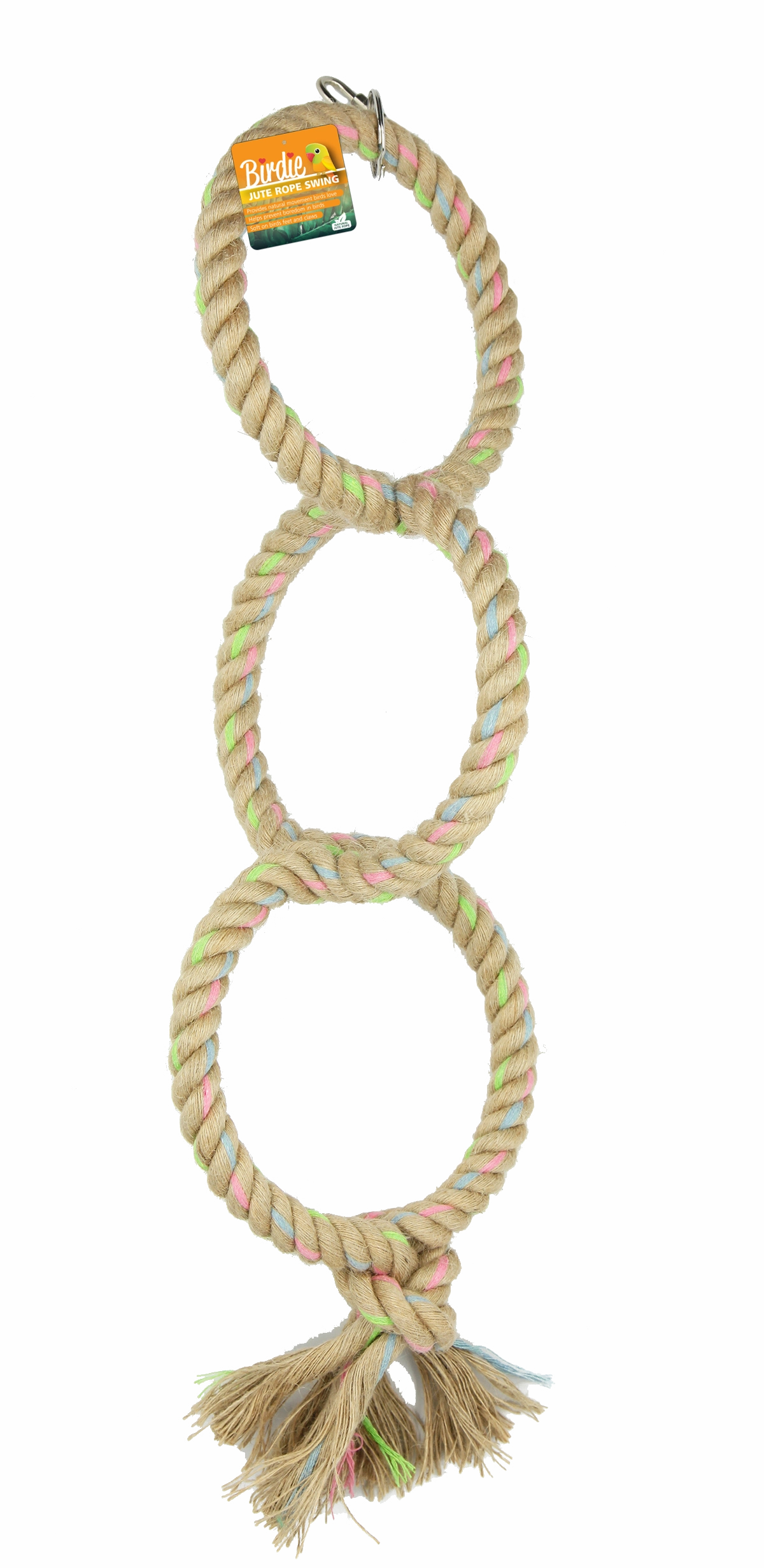 Birdie - Jute Triple Ring (16cm)