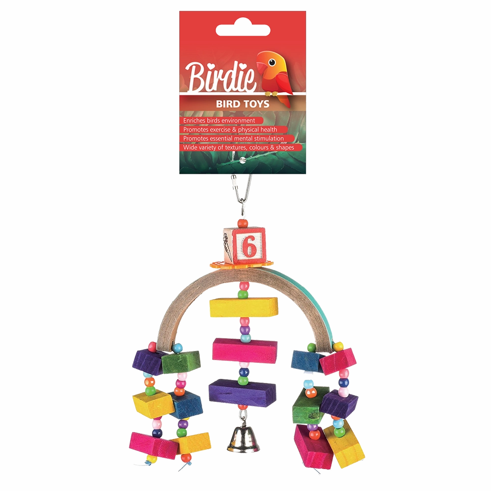 Birdie - Rainbow Bridge Bird Toy