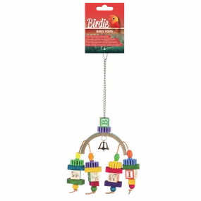 Birdie - Rainbow Bridge Block Bird Toy