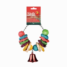 Birdie - Rainbow Circles Bird Toy